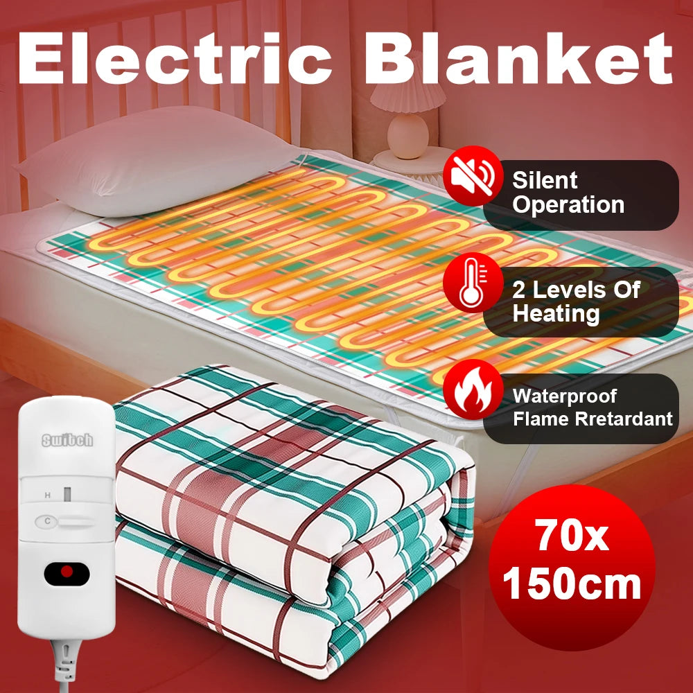 Thicker Heated Blanket Electric - Body Warmer with EU Plug
