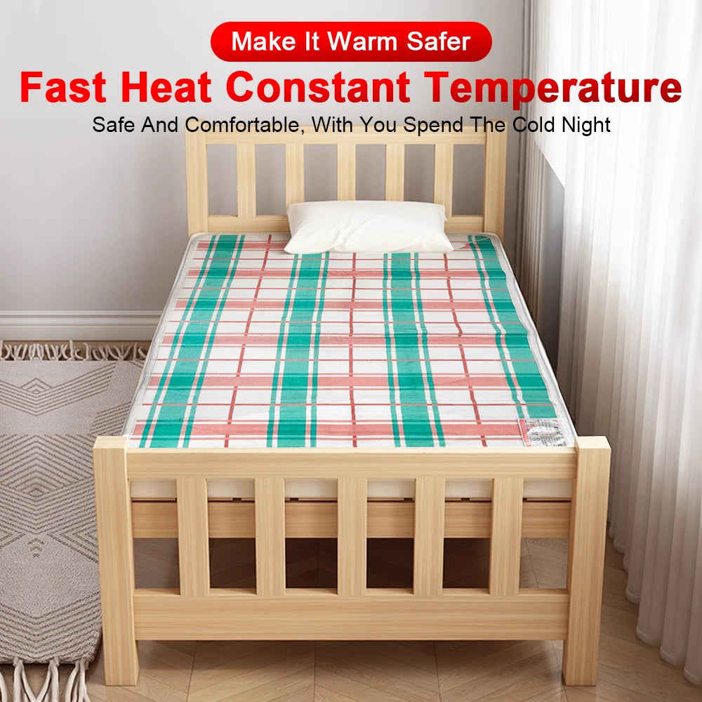 Electric Blanket Thicker Heaters Home Bed Sheet Thermal Mat Heating Mattress Winter Thermostat Double Body Warmer Pads