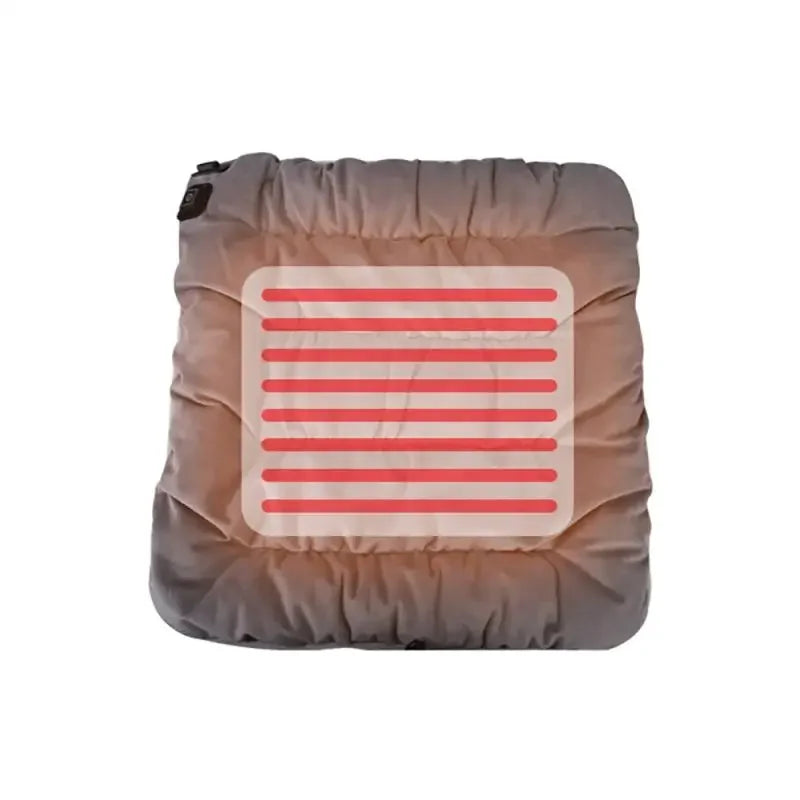 Electric Heating Cushion 45cm Chair Car Pet Body Office Winter Heated Pad Warmer Electric Blanket Cat Dog Adjustable Temperature