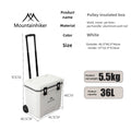 GO PEAK MOUNTAINHIKER 36L White, Black, Khaki, Pulley Box Outdoor Incubator with Trolley Wheels