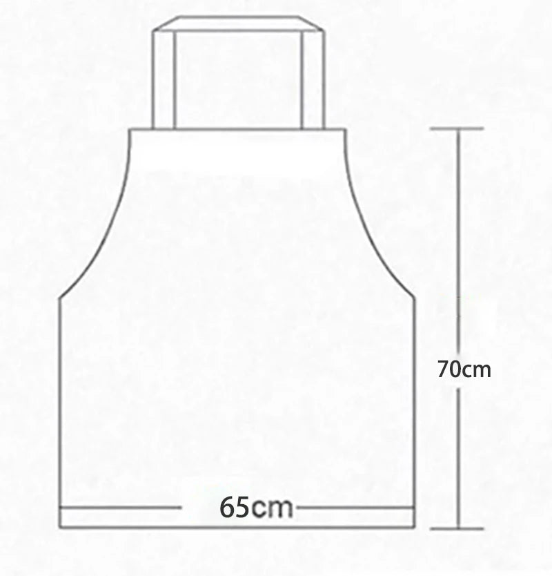 Kitchen Apron, Suitable For Cooking, Baking and Catering  - Easy To Clean And Durable Design