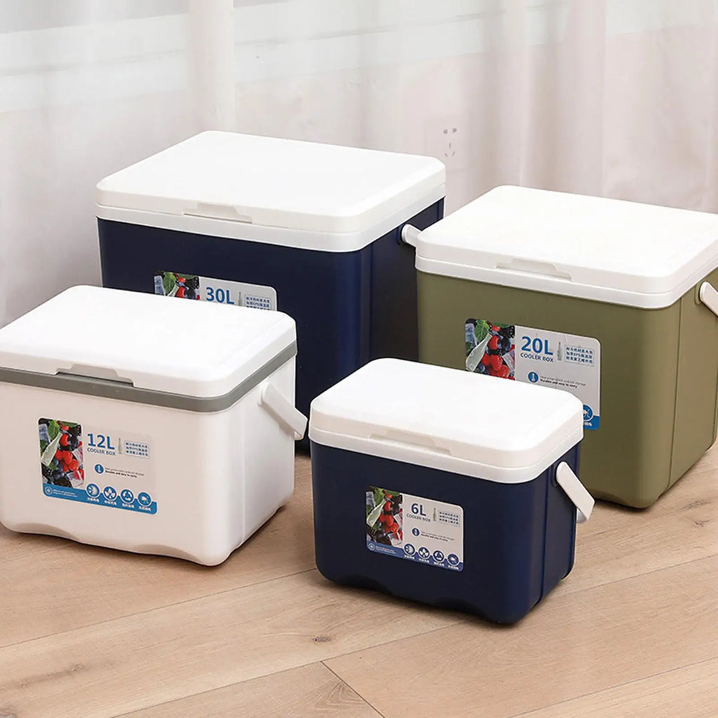 Camping Portable Insulated Ice Chest Box Small Cooler for Outdoor Fishing Cold Storage Picnic Travel Food Keeping
