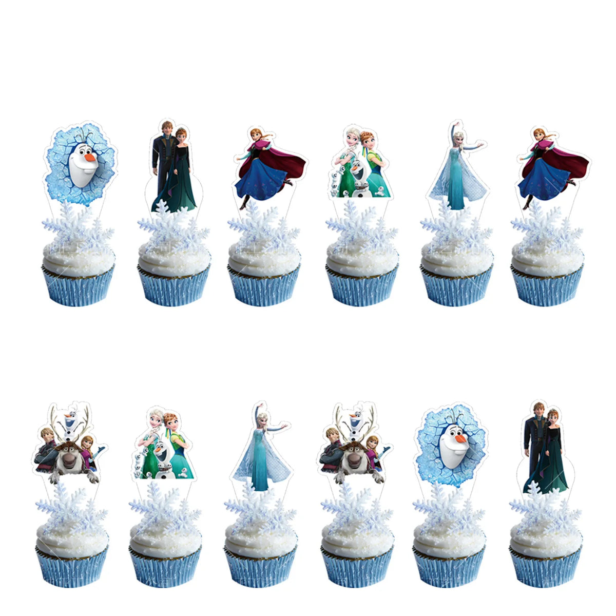 Elsa & Anna Princess Birthday Party Kit – Frozen-Themed Decorations, Balloons, Banner, Plates, Cups & Gift Bags