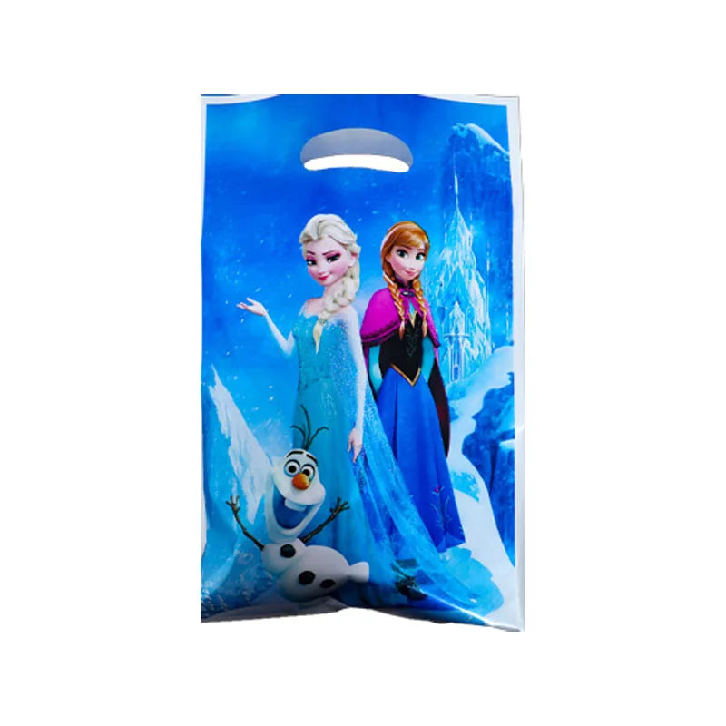 Elsa & Anna Princess Birthday Party Kit – Frozen-Themed Decorations, Balloons, Banner, Plates, Cups & Gift Bags