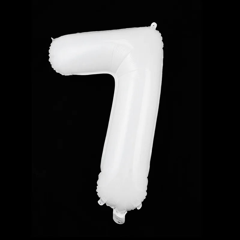 Deluxe Disposable Tableware White with Gold Rim Plate Paper Cup Tablecloth and Large Number Balloon for Birthday Party Wedding Decoration Baby Shower  Party Supplies  CutleryStraws
