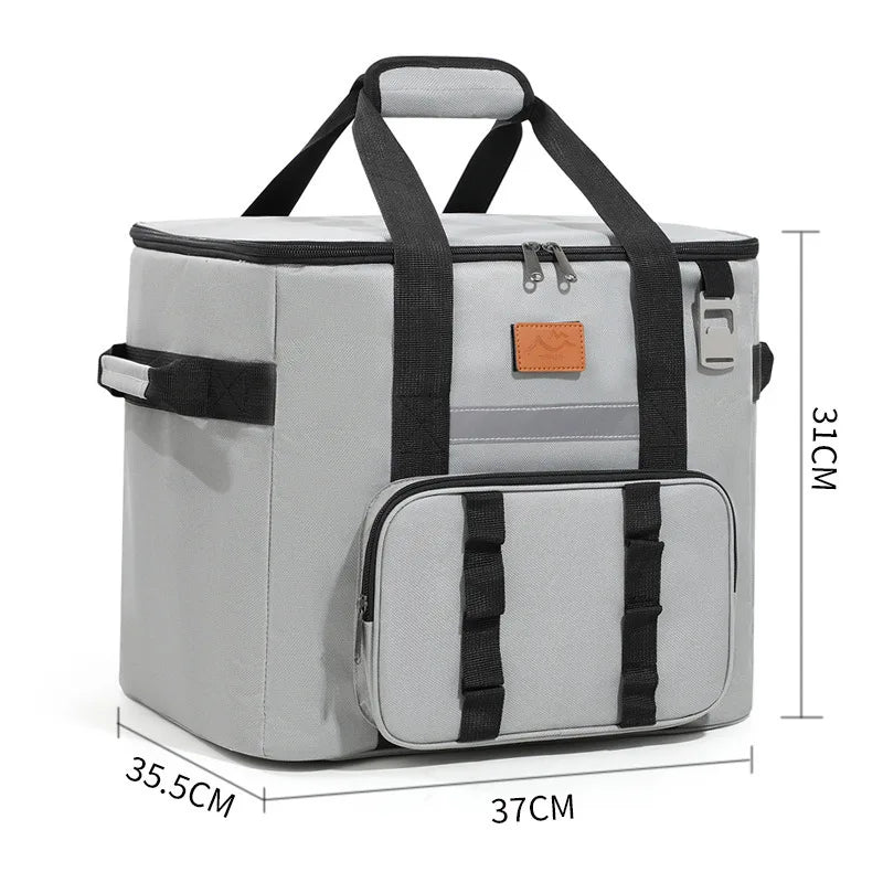 Large Portable Soft Cooler Bag with Wheels Leakproof Insulated  Ice Chest Tote Waterproof for Picnic; Camping; Beach