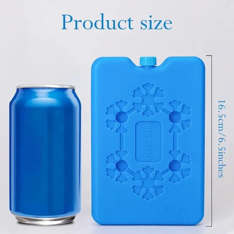 Lightweight Fresh Food Storage Refrigeration Cooler Bag Reusable Ice Pack Portable Water Injection Box for Lunch Box and Cooler