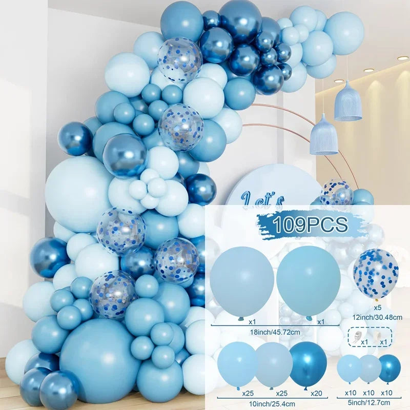 Balloon Garland Arch,  Birthday Party Decorations Birthday Foil Balloon  for Parties, Bridal Baptism Decor Gazebos Wedding Party Supplies