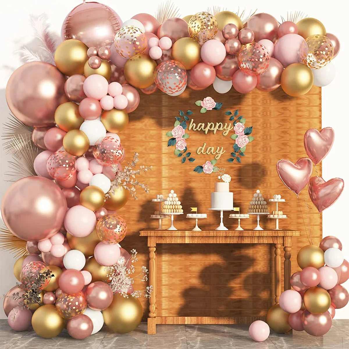 Balloon Garland Arch,  Birthday Party Decorations Birthday Foil Balloon  for Parties, Bridal Baptism Decor Gazebos Wedding Party Supplies