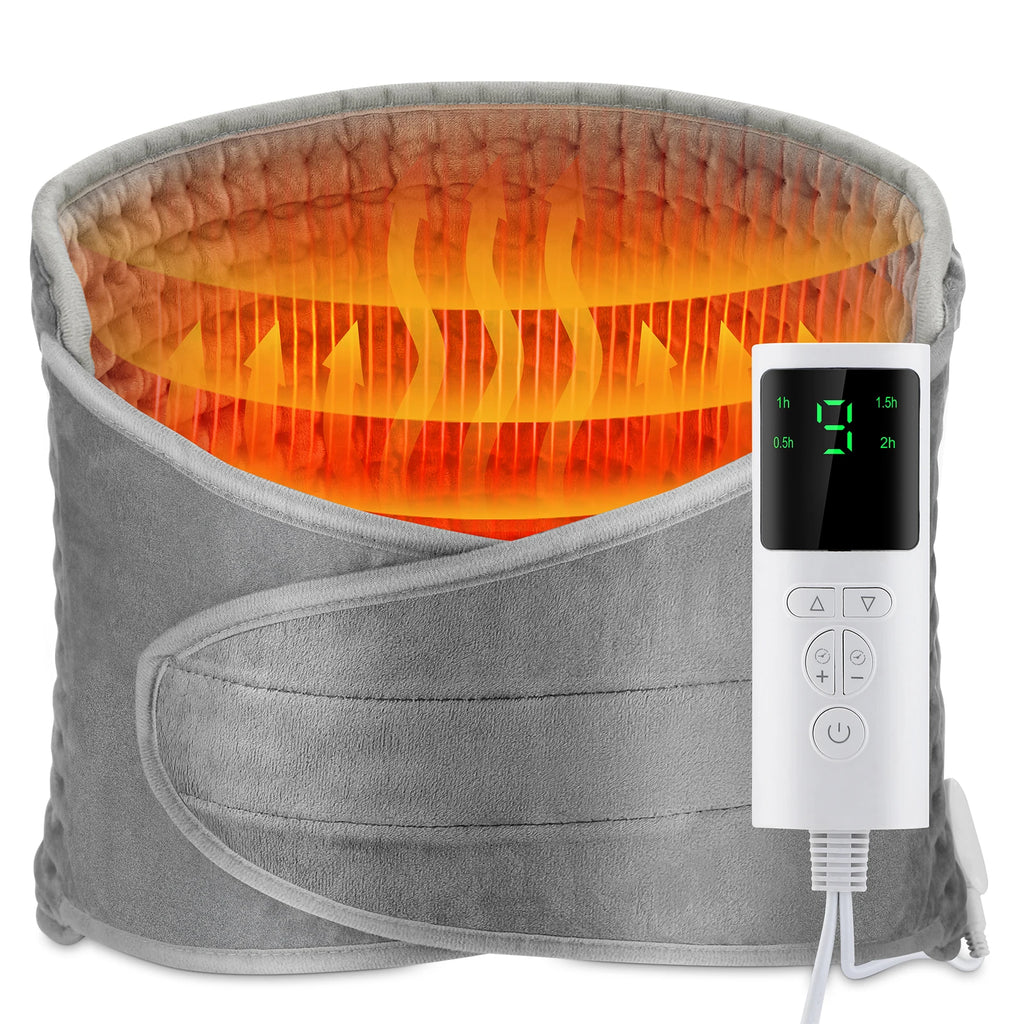Back Heating Support Belt Electric Waist Brace With Adjustable Temperature