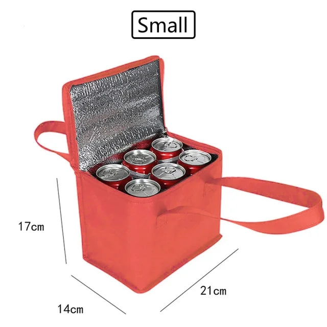 Outdoor Cooler Box Portable Thermal Insulated Cooler Bag Camping Foods Drink Bento Bags BBQ Zip Pack Picnic Supplies