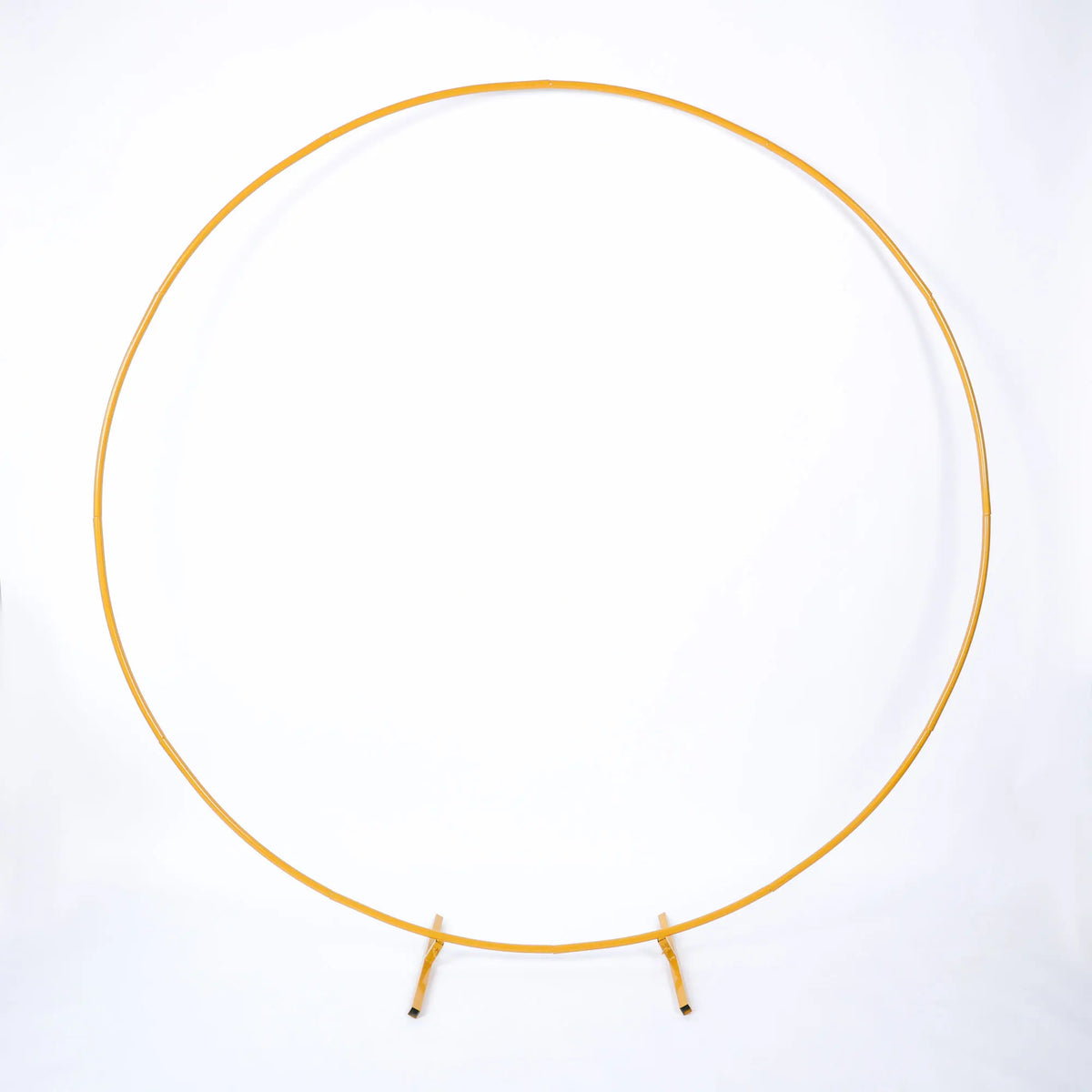Round Backdrop Stand with Large White or Golden Frame - For Balloon Garlands