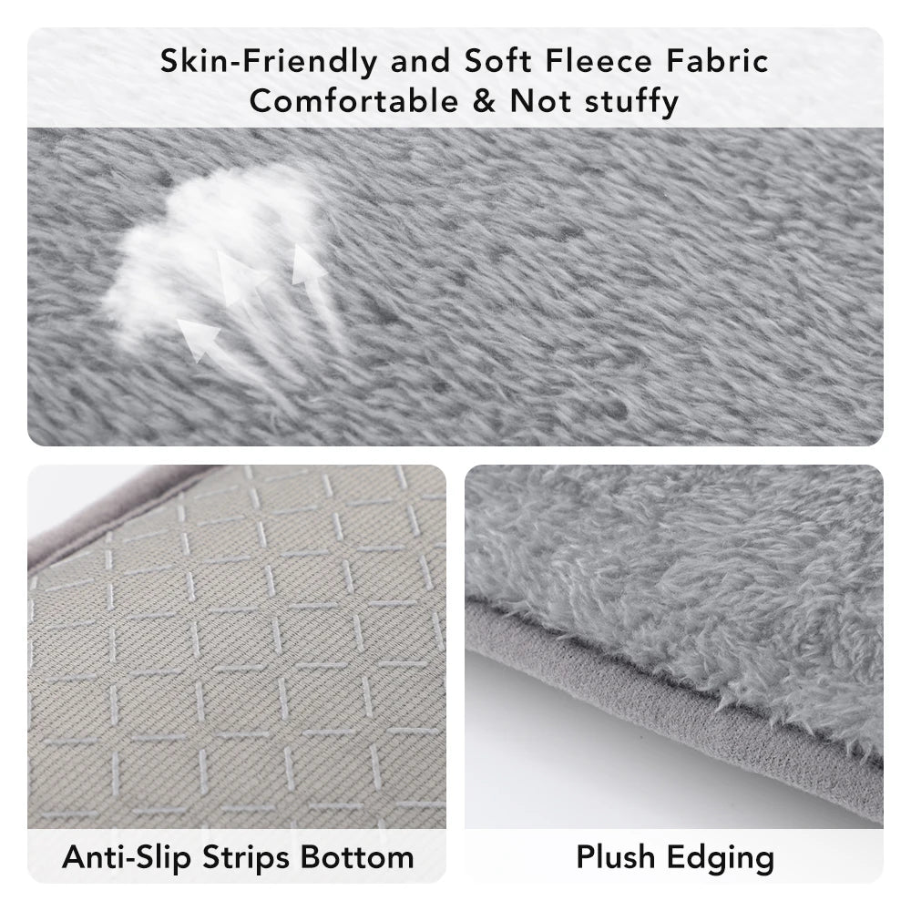 USB Electric Heated Seat Cushion 4 Temperature Settings Winter Car Seat Heater Cold Resistant Chair Heated Mat for Office Travel