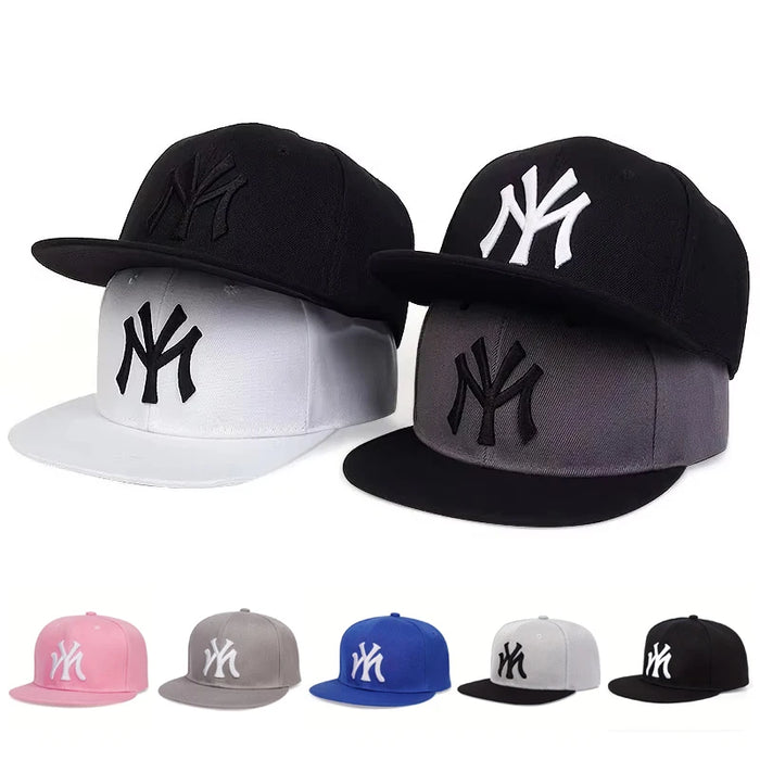 Unisex Letter Embroidery Hip-Hop Hats Outdoor Adjustable Casual Baseball Caps