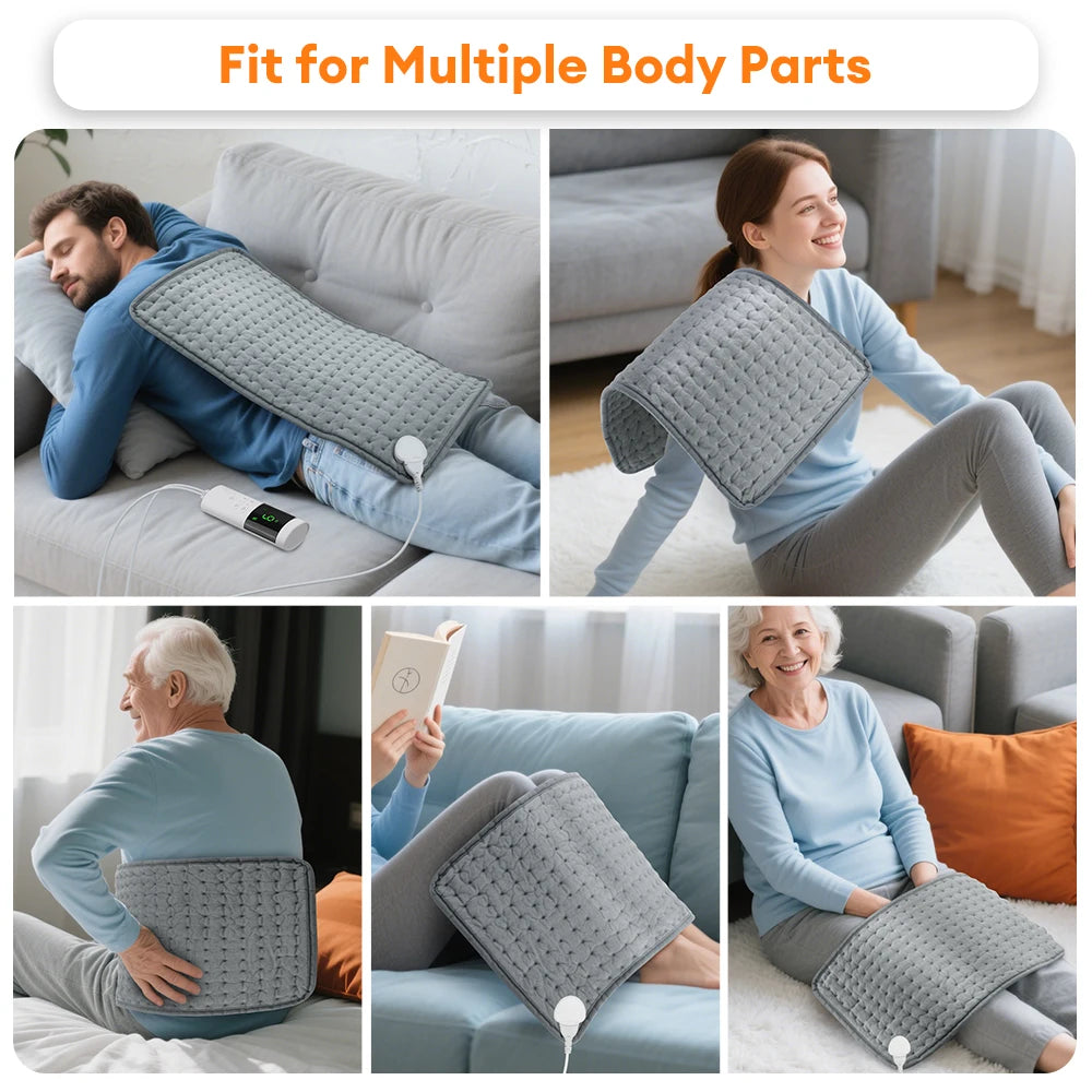 Heating Pad with 9 Heat Levels and Timer Settings