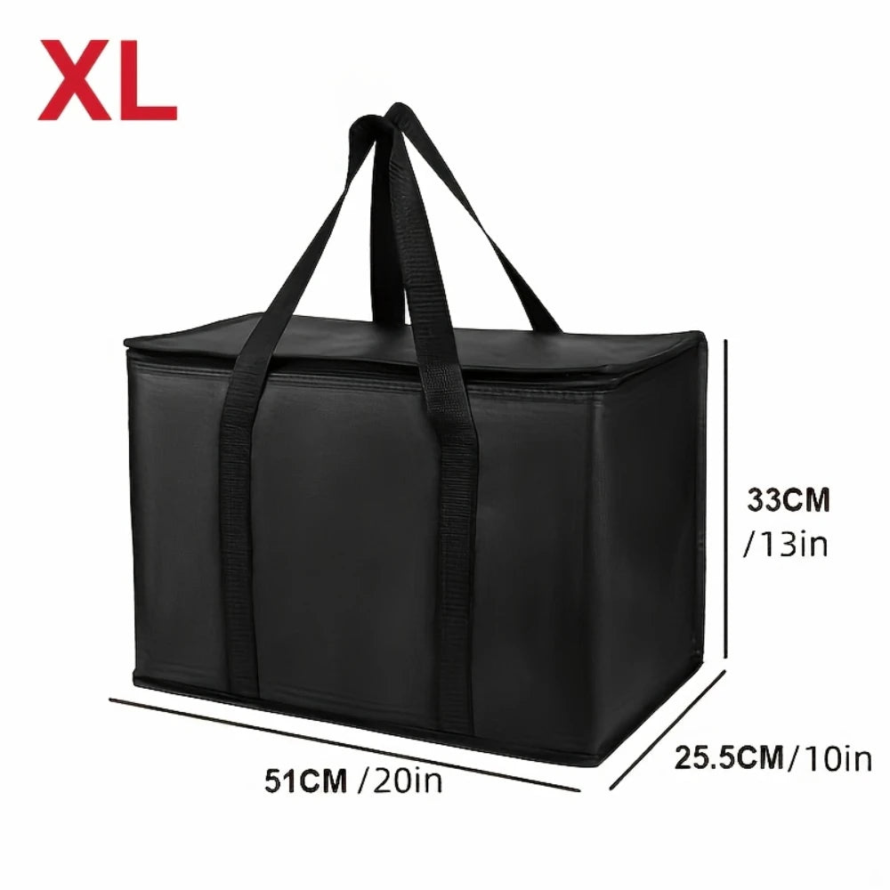 High Capacity Insulated Cooler Bag - Keep Food Hot & Cold For Hours - Grocery Tote, Soft Cooler Bag