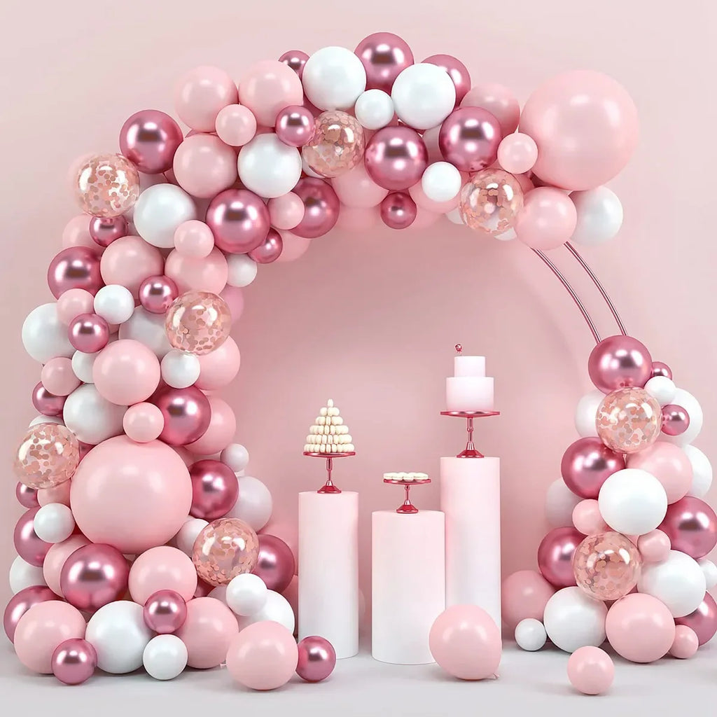 Balloon Garland Arch,  Birthday Party Decorations Birthday Foil Balloon  for Parties, Bridal Baptism Decor Gazebos Wedding Party Supplies