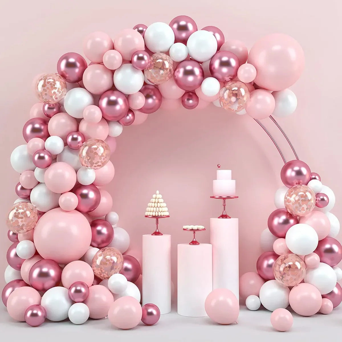 Balloon Garland Arch,  Birthday Party Decorations Birthday Foil Balloon  for Parties, Bridal Baptism Decor Gazebos Wedding Party Supplies