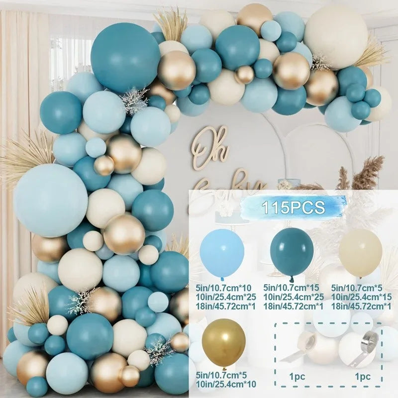 Balloon Garland Arch,  Birthday Party Decorations Birthday Foil Balloon  for Parties, Bridal Baptism Decor Gazebos Wedding Party Supplies