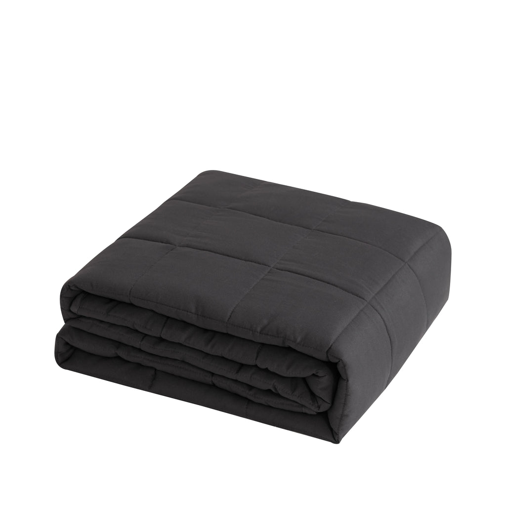 Good Nite Weighted Blanket for Adults - Heavy Double Blanket, Improves Sleep & Relaxation (Dark Grey)