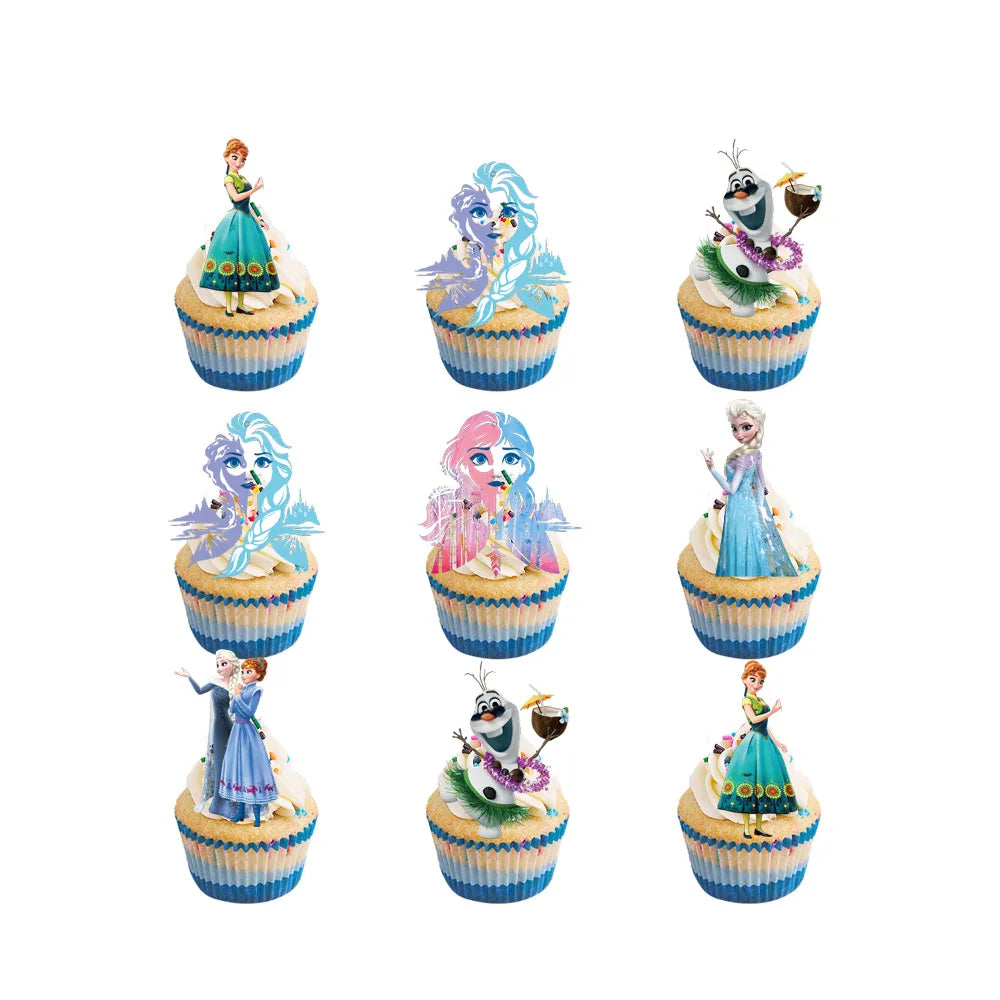 Elsa & Anna Princess Birthday Party Kit – Frozen-Themed Decorations, Balloons, Banner, Plates, Cups & Gift Bags