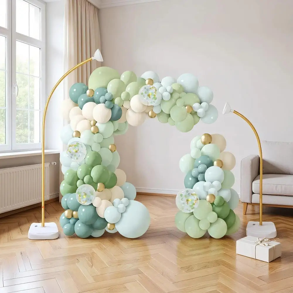 1.5m/2.5m Balloon Arch Kit Adjustable Free Bending Balloon Column Kit With Base Half Arch Balloon Stand Wedding Birthday Party