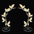 Luxury Iron Butterfly Arch Stand ( 2 Pieces ) Wedding Background Frame, Metal Flower Arch Bracket for Wedding Stage, Party & Festival Decor
