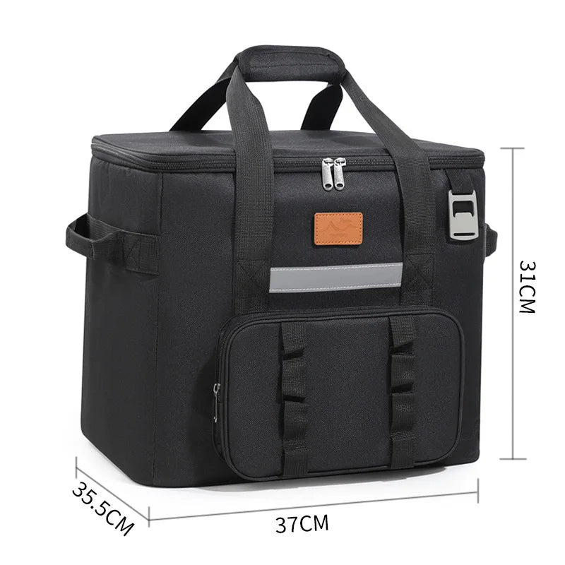 Large Portable Soft Cooler Bag with Wheels Leakproof Insulated  Ice Chest Tote Waterproof for Picnic; Camping; Beach