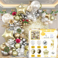 117Pcs Christmas Balloons Garland Arch Kit for Christmas Party Decoration 2027 New Year Home Decoration Party Supplies