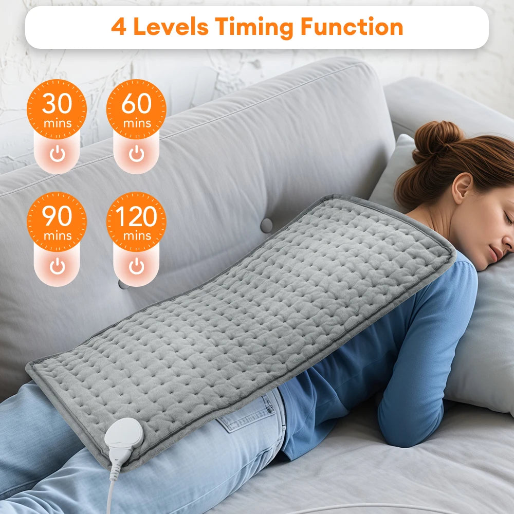 Heating Pad with 9 Heat Levels and Timer Settings