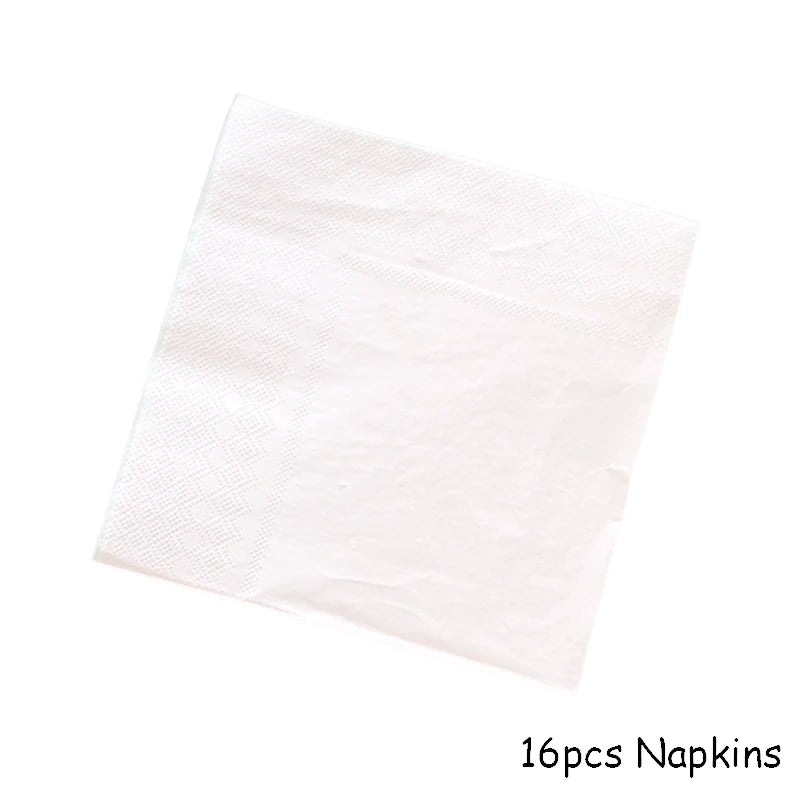 Deluxe Disposable Tableware White with Gold Rim Plate Paper Cup Tablecloth and Large Number Balloon for Birthday Party Wedding Decoration Baby Shower  Party Supplies  CutleryStraws