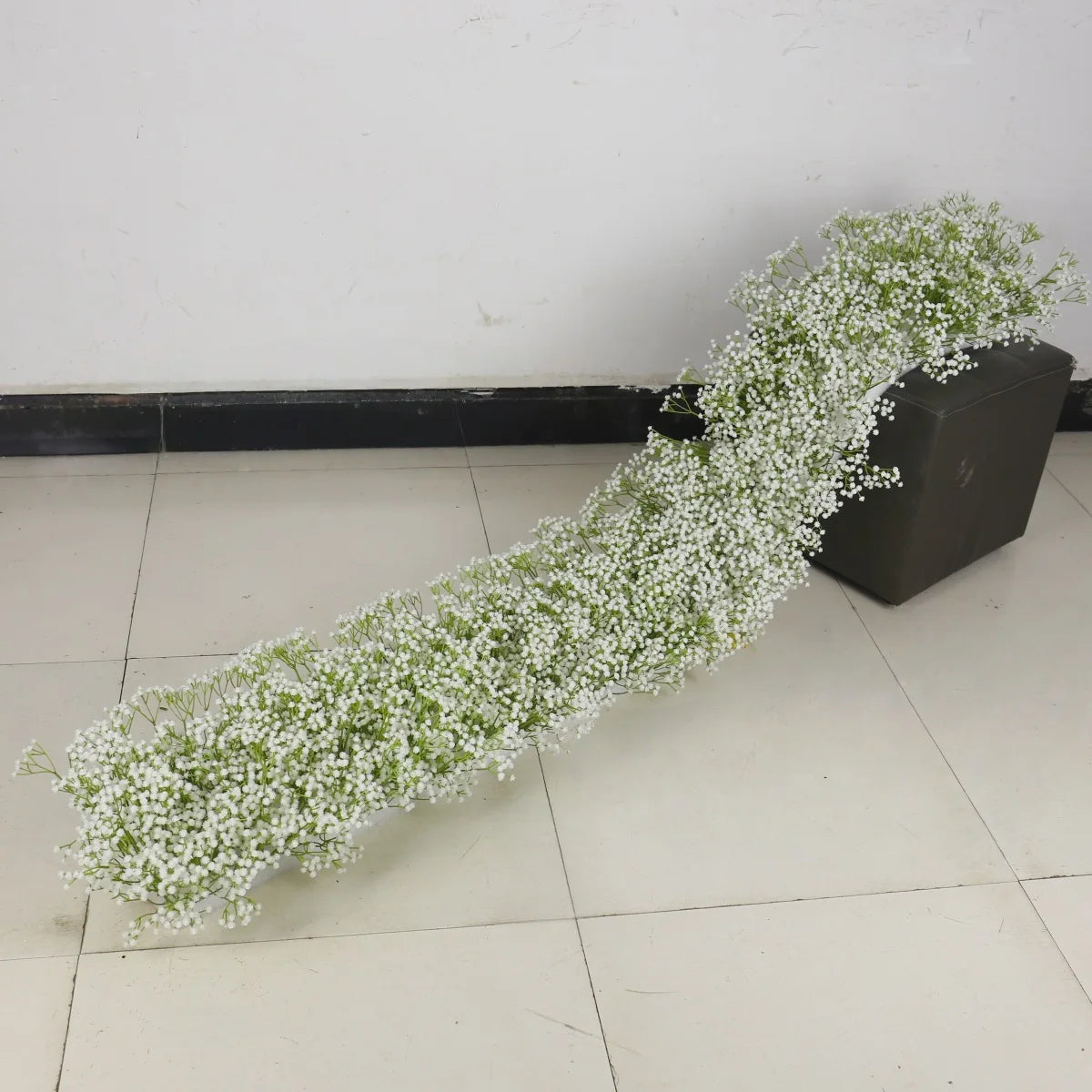 2M Artificial Gypsophila Flower Row Wedding Decor Table Centerpiece Arch Backdrop Floral Garland Home Party Event Decoration